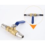 CHS-024 บอลวาล์วทองเหลือง แรงดันสูง 9.52 มม.