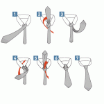 วิธีการผูกเนคไทด์ - แบบที่ 1- Windsor หรือ Double Windsor พร้อม VDO ประกอบ เข้าใจง่ายๆ