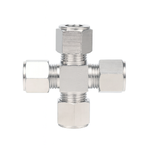 CHS-LK-003 ข้อต่อขันน็อต แรงดันสูง ต่อตรง 4 ทาง