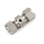 CHS-LK-018 ข้อต่อขันน็อต แรงดันสูง ต่อตรง 3 ทาง เกลียวใน 3/16"