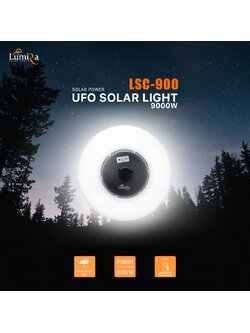 โคมไฟถนน โซล่าเซลล์ LUMIRA UFO-9000W