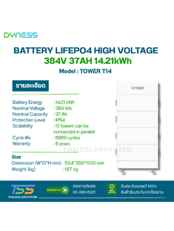 BATTERY 14.21kWh High Voltage DYNESS