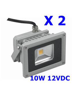 ไฟ LED Flood White 10W 12V(สีขาว 900LM) 2 หลอด