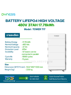 BATTERY 17.76kWh High Voltage DYNESS