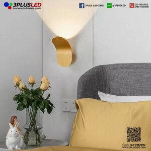โคมไฟติดผนัง โคมไฟโรงแรม LED Wall Light รุ่น Curve design