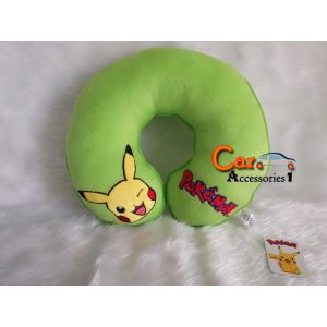 หมอนรองคอตัวยูปิกกาจูโปเกม่อน Pokemon คลาสสิคสีเขียว Pokemon ลิขสิทธิ์แท้ราคาพิเศษ