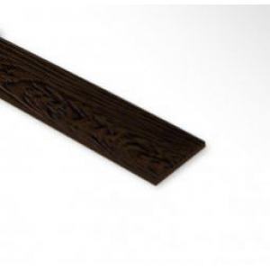 ไม้ฝา ตราเฌอร่า รุ่นขอบตรง ลายสัก สีน้ำตาลประดู่