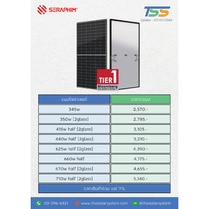 แผงโซล่าเซลล์ Seraphim