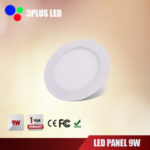 LED Downlight Panel 9W-กลม