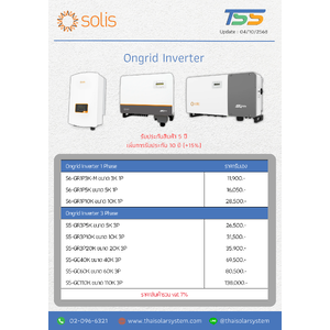 Solis Inverter On grid