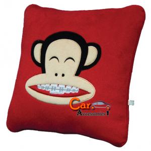 หมอนอิงพอลล์แฟรงค์สีแดง Paul Frank ลิขสิทธิ์แท้ ราคาพิเศษ