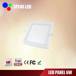 LED Downlight Panel 6W-สี่เหลี่ยม
