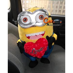 ตุ๊กตามินเนี่ยนสองตาถือหัวใจ Minion 25 นิ้ว Despicable Me2 ลิขสิทธิ์แท้ ตัวสุดท้าย