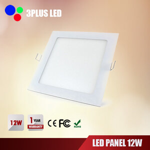 LED Downlight Panel 12W-สี่เหลี่ยม