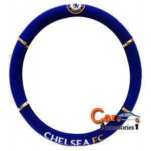 หุ้มพวงมาลัยเชลซีลิขสิทธิ์แท้ สำหรับพวงมาลัยขนาดเส้นผ่านศูนย์กลาง 36.5-39 ซ.ม.