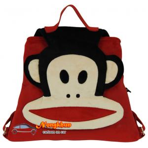 กระเป๋าเป้พอลล์แฟรงค์สีแดง Paul Frank ลิขสิทธิ์แท้ราคาพิเศษ