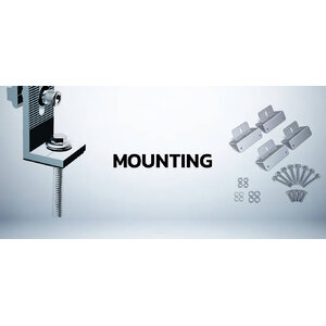 Mouting อุปกรณ์ติดตั้ง ยึดติด โซล่ารูฟ