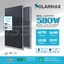 แผงโซล่าเซลล์ 580W Mono SOLARMAX Half 2 Glass N-Type (รับสินค้าหน้าร้านเท่านั้น)