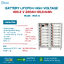 BATTERY DEYE 7.68kWh 200A 38.4V BOS-A(13pcs 99.84kWh 499.2V)