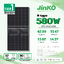 แผงโซล่าเซลล์ 580W Mono Jinko Half N-Type 2Glass (รับสินค้าหน้าร้านเท่านั้น)