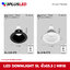 LED Downlight โคมไฟดาวน์ไลท์ SL ขั้ว MR16 ขนาด11cm รูเจาะ9cm (ดำ/ขาว)