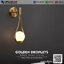 โคมไฟติดผนัง โคมไฟโรงแรม LED Wall Light รุ่น Golden Drople
