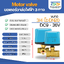 มอเตอร์วาล์วไฟฟ้า 3 ทาง ขนาด 3/4 นิ้ว DN20 DC9V-36V N/C แบบปกติปิด