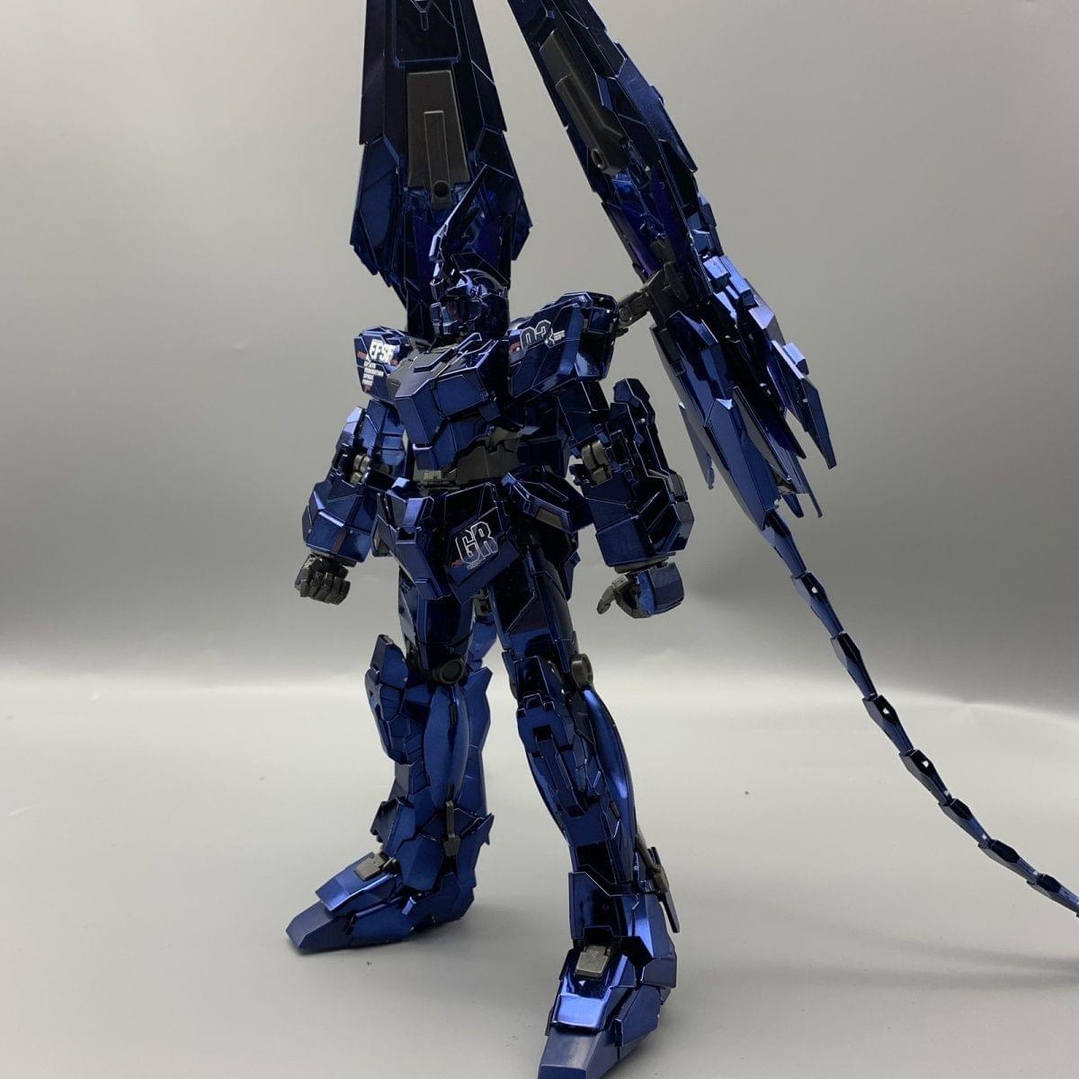 MG 1/100 RX-0 Unicorn Gundam 03 Phenex Narrative Black Ver. + MG Phenex Shield Tails Parts (6642A) [Daban]