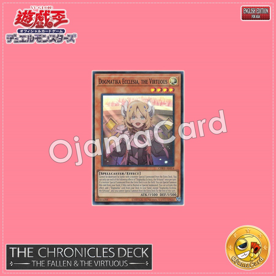 CH01-AE014 : Dogmatika Ecclesia, the Virtuous / Ecclesia, the Dogmatic Saint「alternate artwork」(Super Rare)