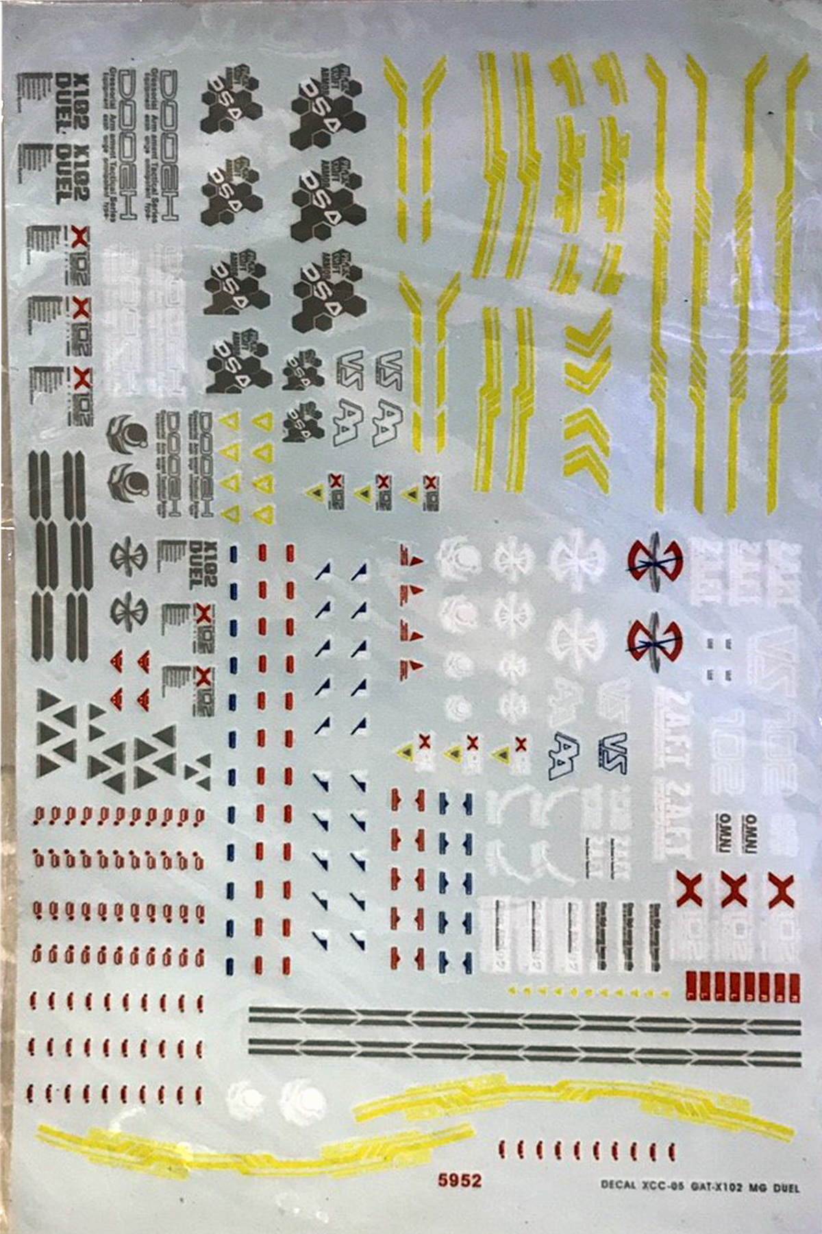 decals MG Duelo assaultshroud Pegatinas Z60 5952