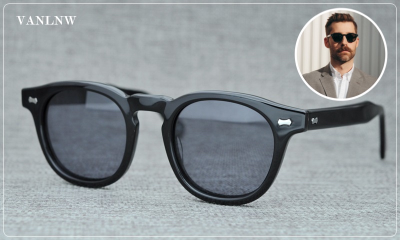 แว่นกันแดด MOSCOT LEMTOSH 46-23 145 COL.Black <ดำเงา>