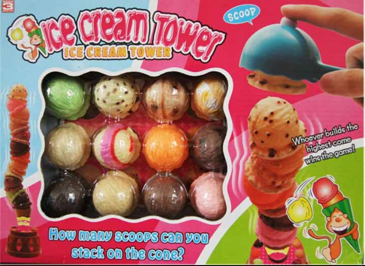 เกมส์ตักไอติมของเล่นเด็ก Ice Cream Tower