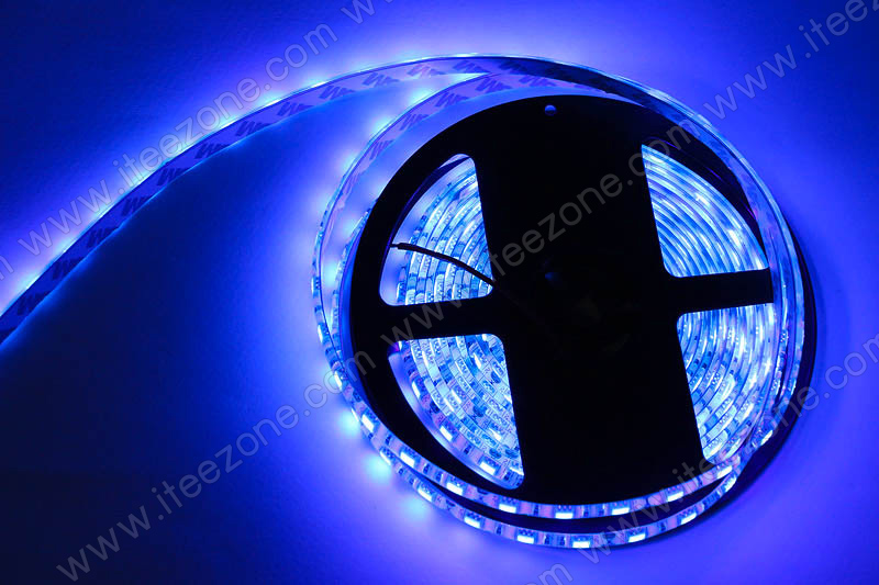LED Strip เส้น ม้วน 5 เมตร Black light UV (กันน้ำ IP65)