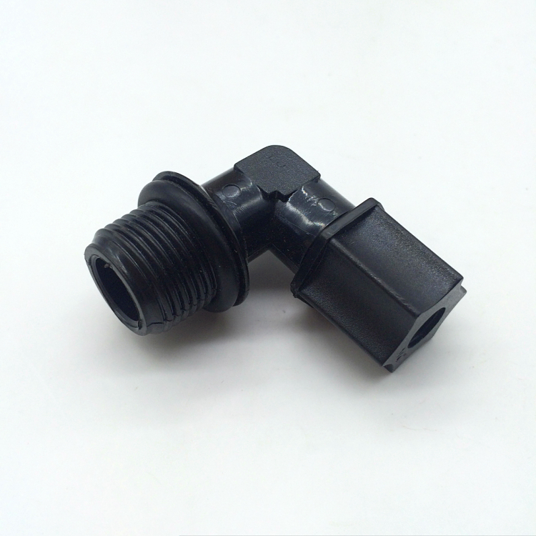 ข้องอ 90 เกลียวนอก 3/8" x เสียบสาย 6 mm. ( 2 หุน )