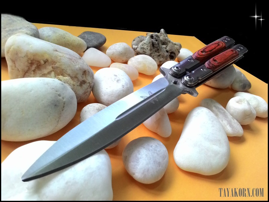 มีดซ้อมควง บาลิซองแองเจิลเนล Angel Nail Balisong Trainer TKBS-AG1TR