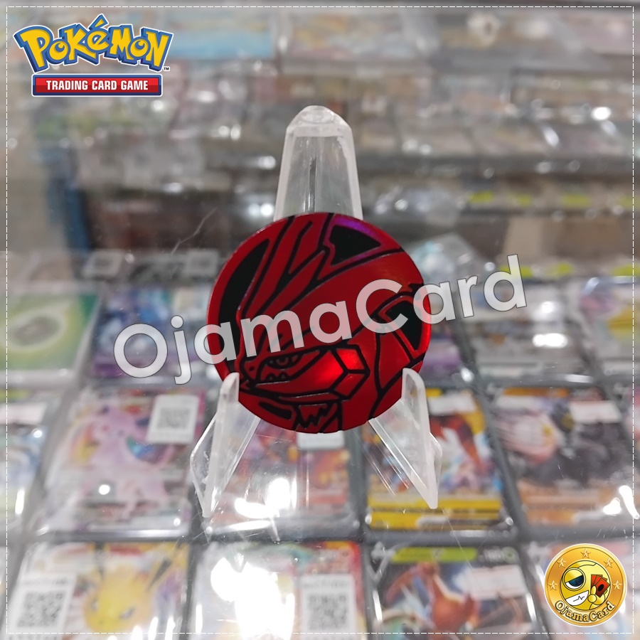 Pokémon TCG Official Coin | เหรียญโปเกม่อน (Standard Size) — White Kyurem (Red) 99%「1 Coin」