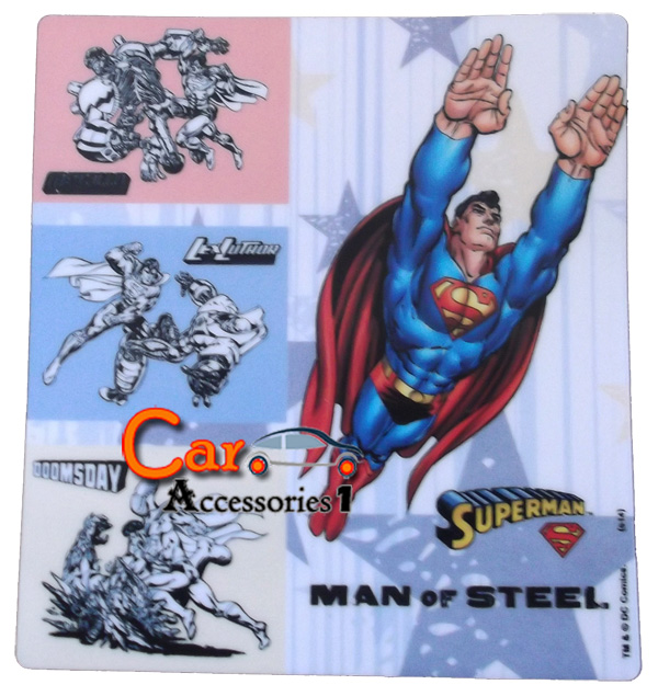 สติคเกอร์สูญญากาศติดภาษีรถยนต์ซุปเปอร์แมน Man of steel ลิขสิทธิ์แท้ (สั่งจอง 25-29 ก.พ. 59/จัดส่ง 7 มี.ค. 59)
