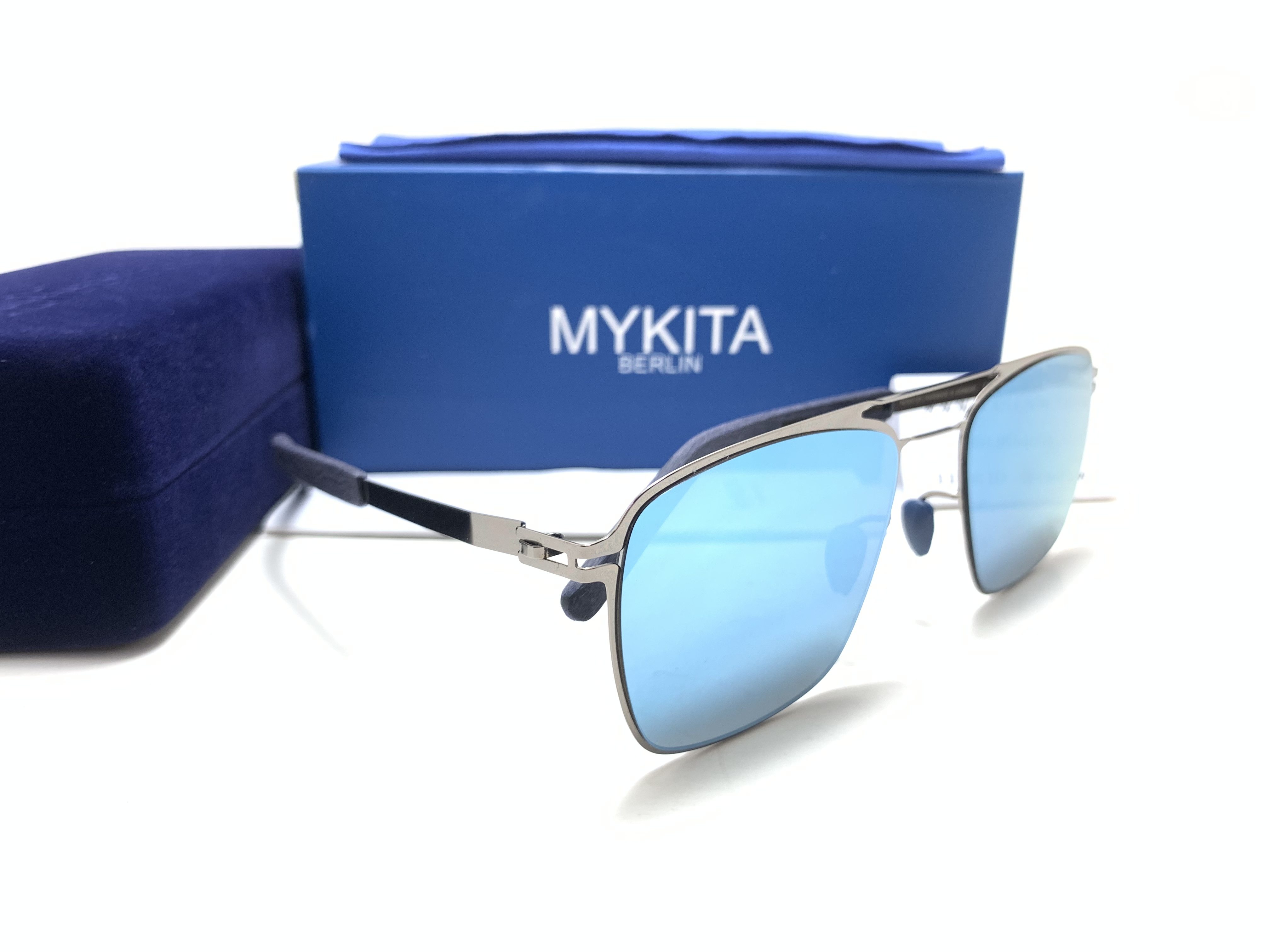 แว่นกันแดด MYKITA FLAX COL.004 55-19 140 <ปรอทฟ้า>