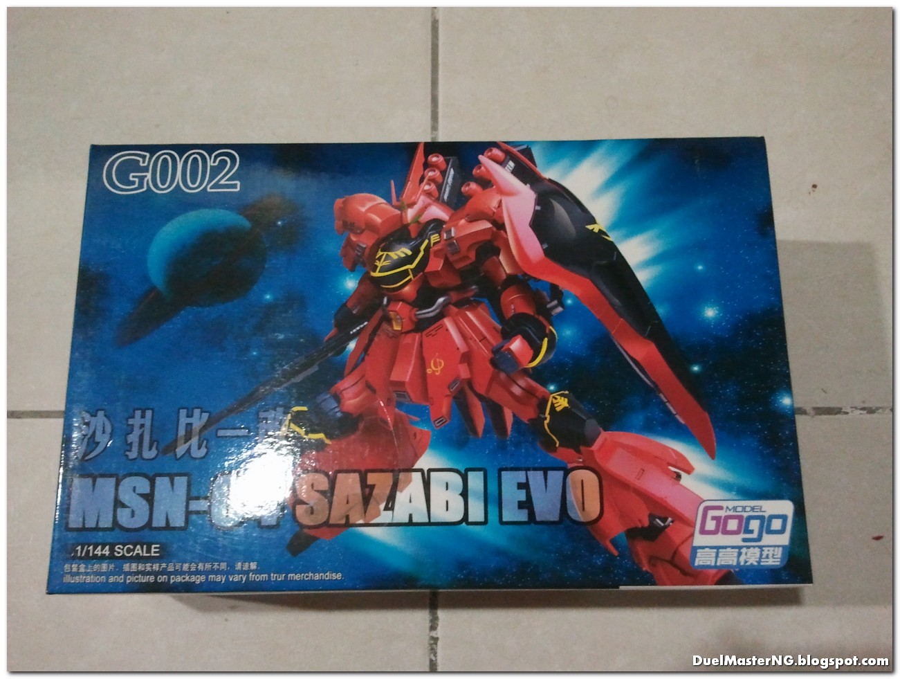 HG (G002) 1/144 MSN-04 Sazabi Evo Ver.
