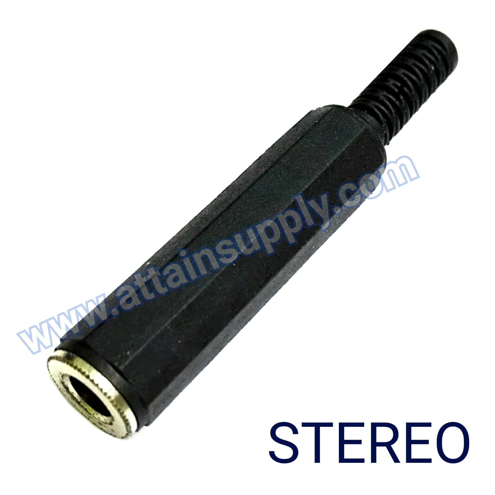 J.PHONE STEREO แบบต่อสาย/PLASTIC-BLACK