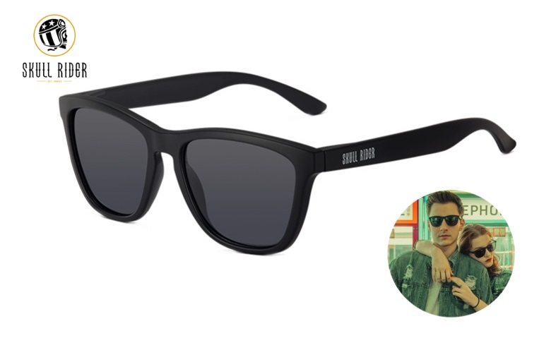 แว่นกันแดด SKULL RIDER PEOPLE & COLORS CARBON BLACK-AS <ดำ>