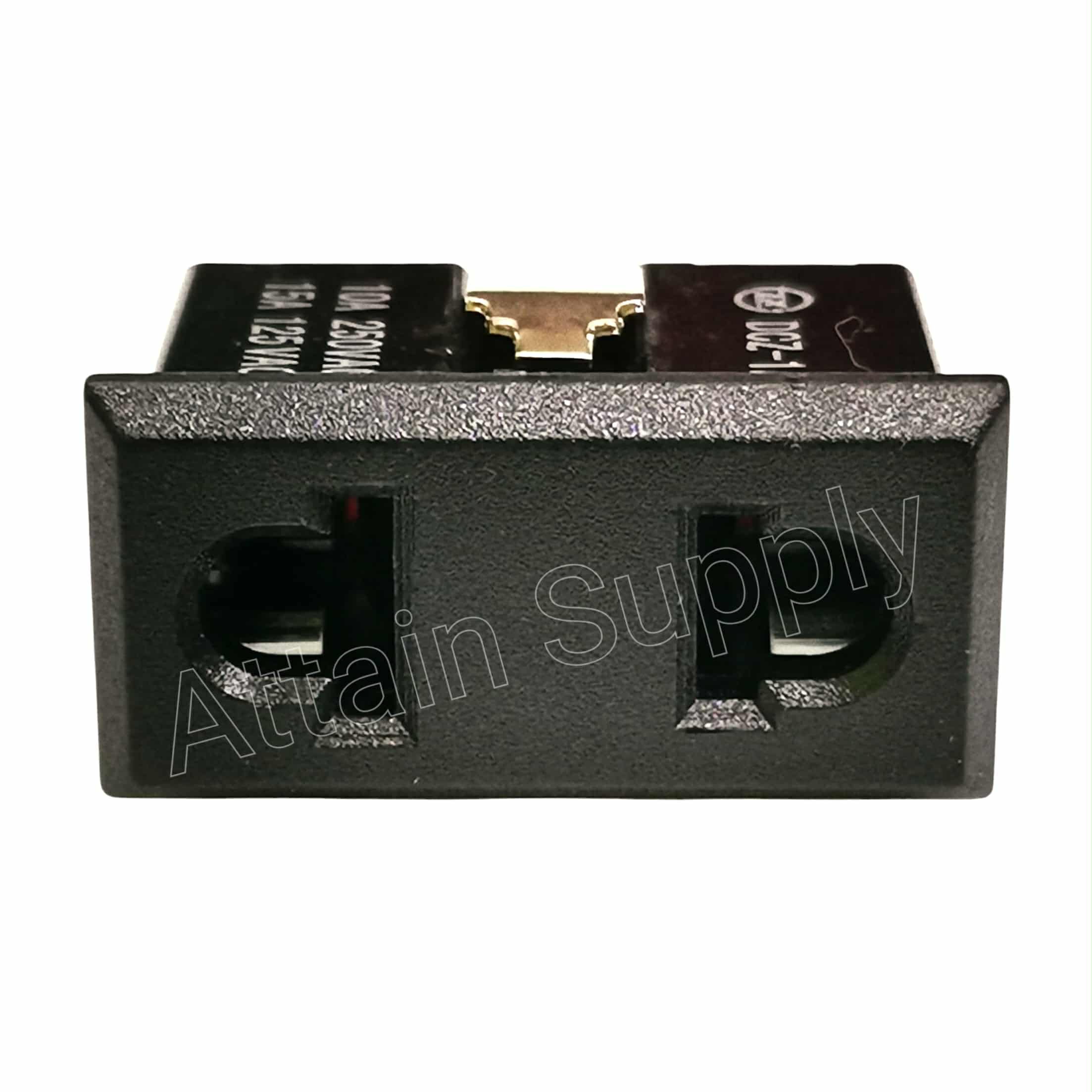 เต้ารับAC-2ขาแบน/กลม ขอบริมล็อคDCZ1A