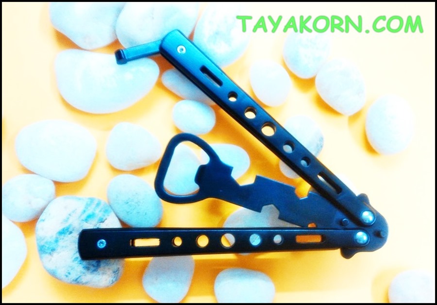 มีดซ้อมควง บาลีซองดิโอเพิ้น ฺTHE OPEN Balisong Trainer Knife
