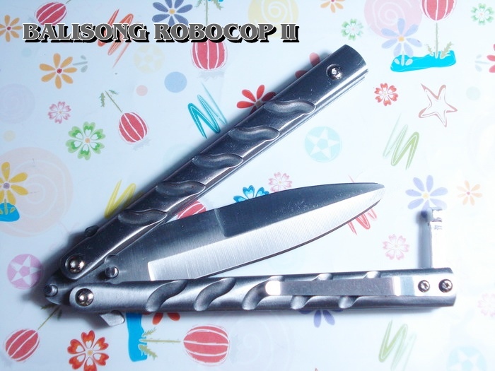 มีดซ้อมควงโรโบคอป2 The Robocop II Balisong TRAINER TKBS 009ATR