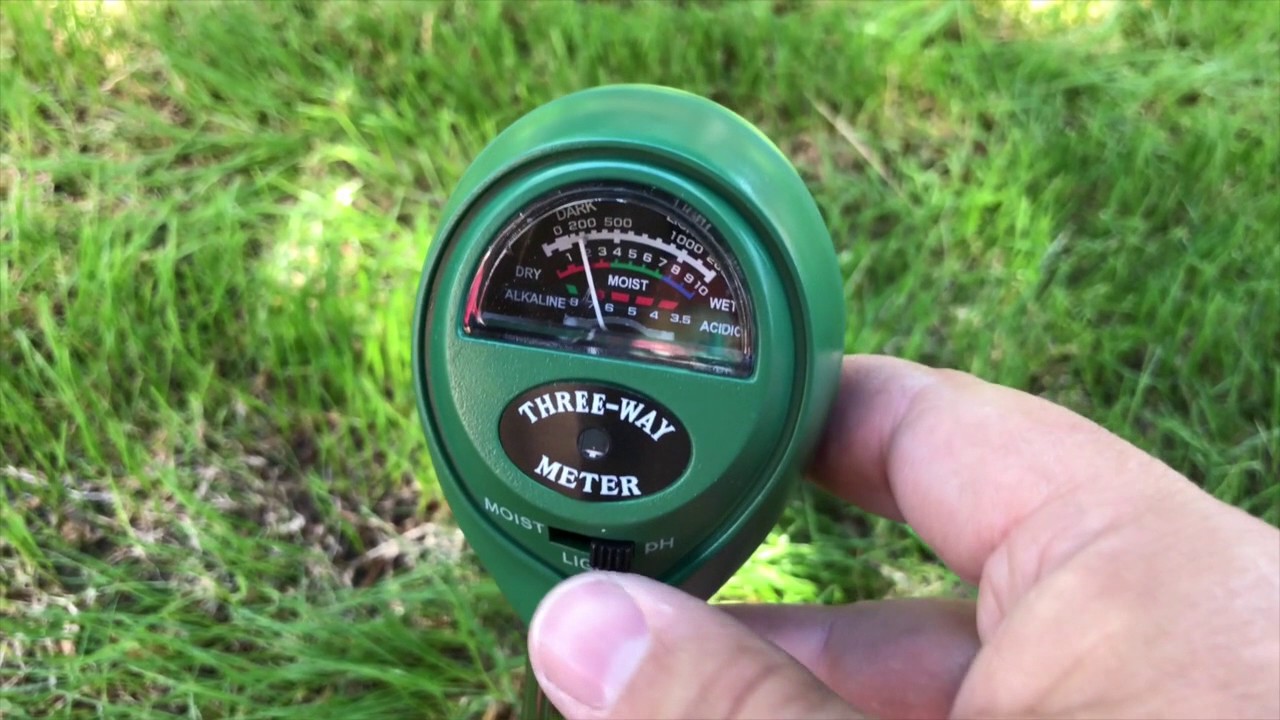 เครื่องวัดพีเอช PH เครื่องวัดอุณหภูมิ เครื่องวัดความชื้นในดิน Soil Meter PH ความเป็นกรด-ด่างความชื้นในดิน และความสว่าง 3 in 1 Soil PH Meter SKU-776