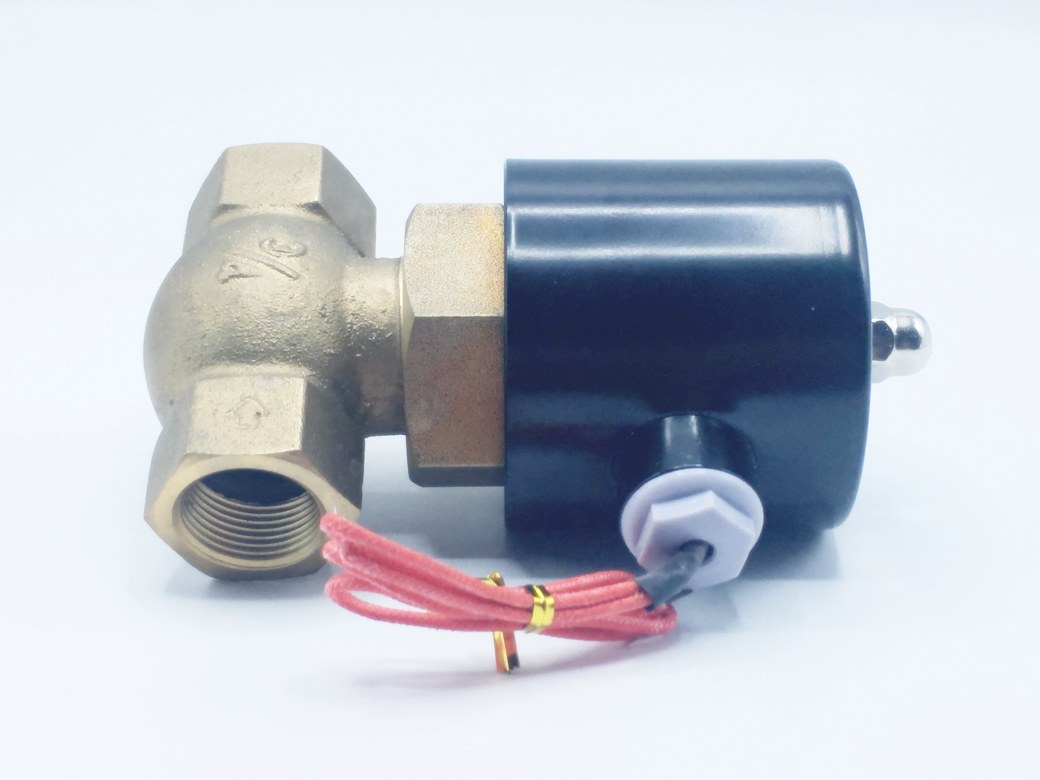 no brand โซลินอยด์วาล์ว วาวล์น้ำ วาล์วลม วาล์วไฟฟ้าสตรีม 3/4 นิ้ว 220 โวลต์ ทนอุณหภูมิ 185 องศาเซลเซียส ทองเหลือง