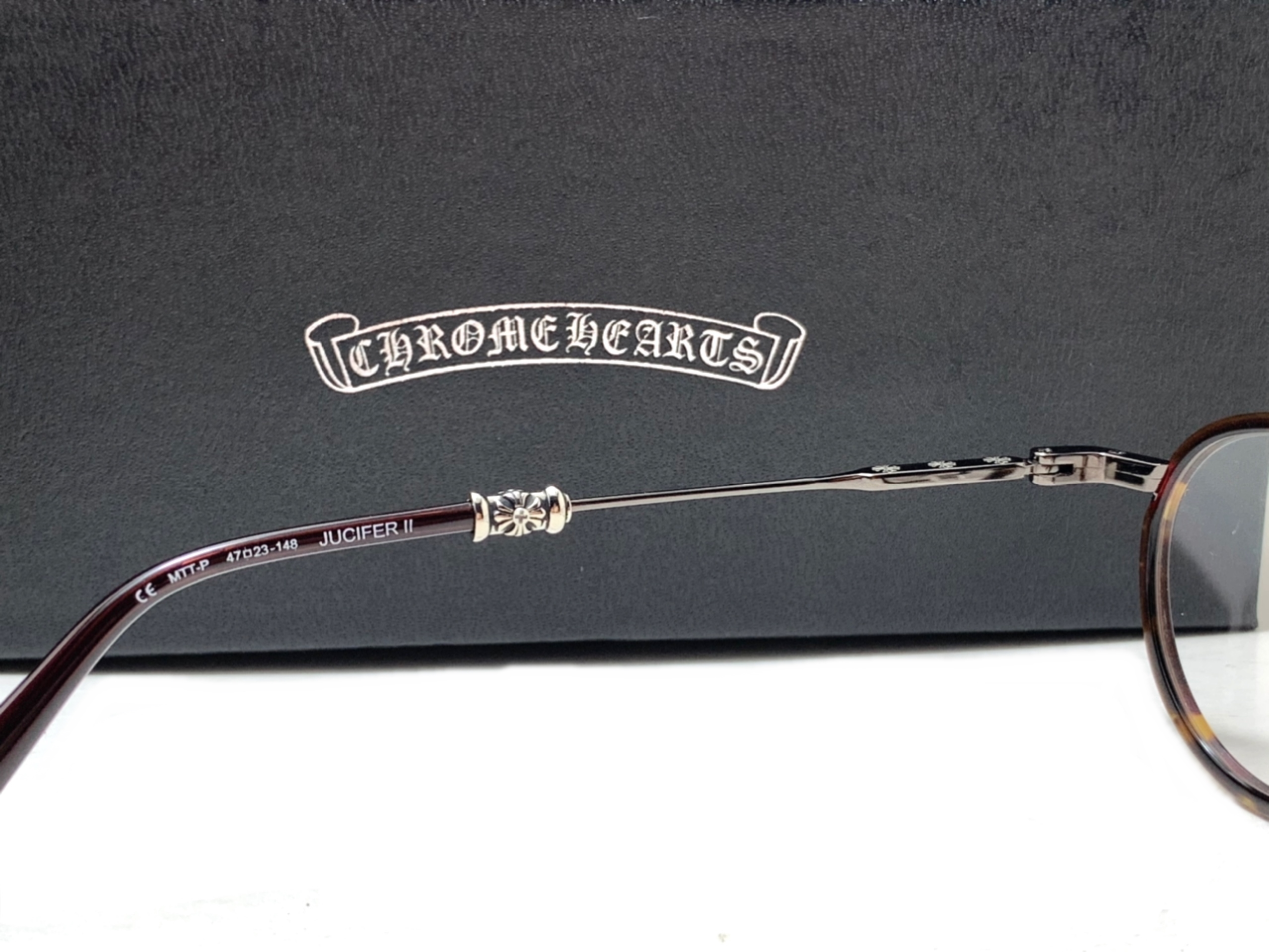 แว่นสายตา Chrome Heart JUCIFER II 47-23 148 mm. <ลายกระ>