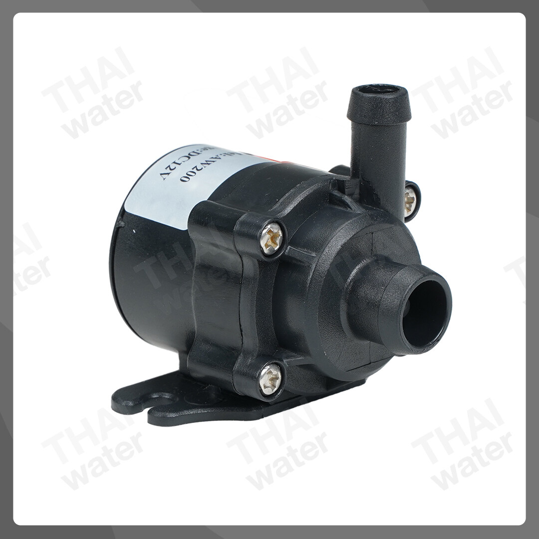 06-AW500-24VDC ปั๊มน้ำ DC24V รุ่น AW500 800 ลิตร/ชม. ส่งสูง 6 เมตร แบบเสียบสาย ( ปั๊มตู้ปลา ปั๊มดูดปุ๋ย )