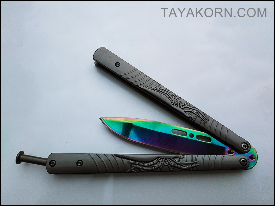 มีดบาลีซอง ซิลเวอร์สไปเดอร์ Silver Spider Balisong TKBS-BT4