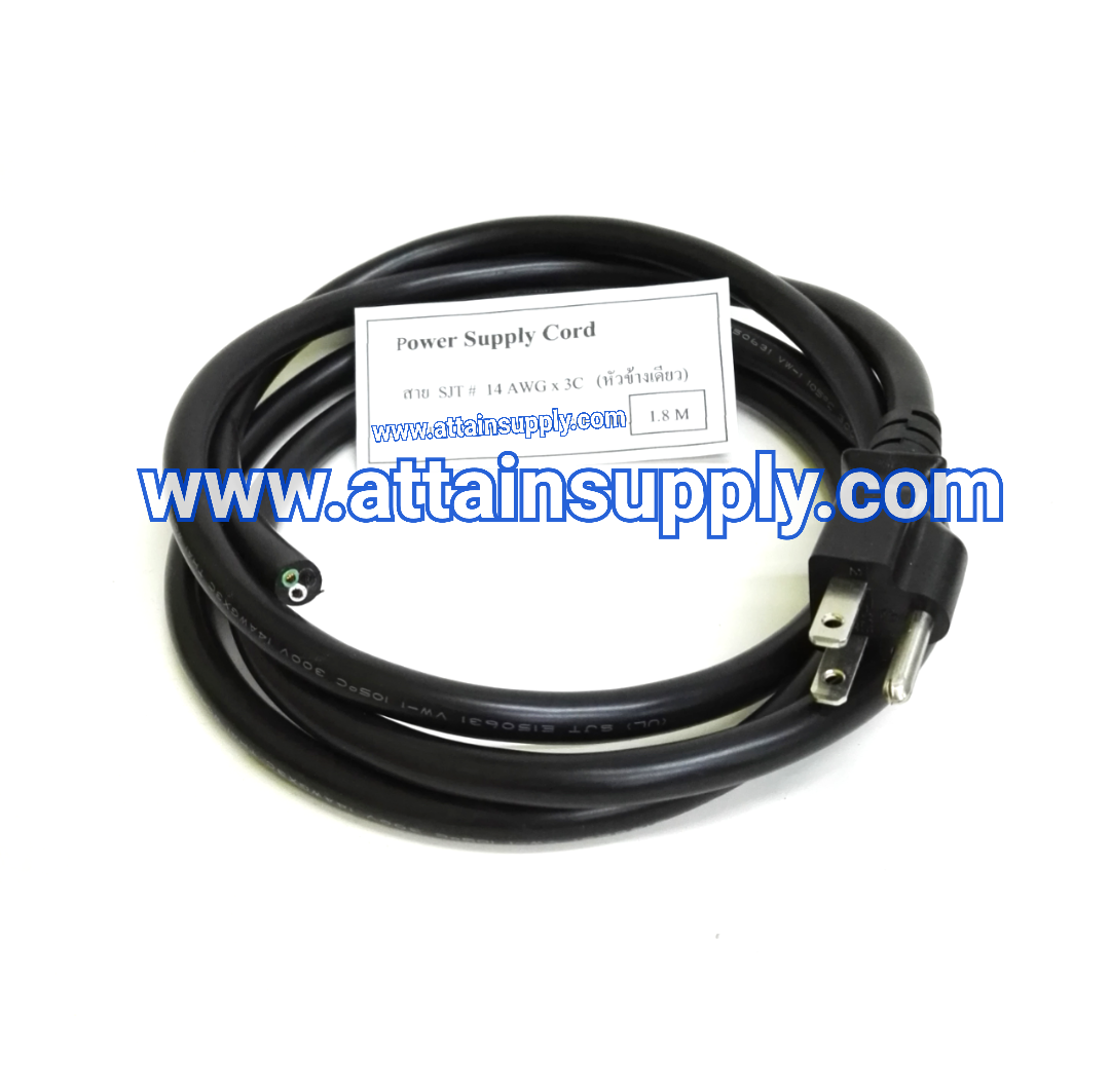 สายP.AC3ขา-14AWGปลายเปลือยJSL/1.8M.